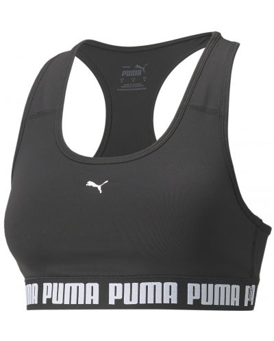 Дамско спортно бюстие Puma - Mid Impact Bra , черно - 1