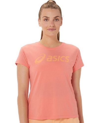Дамска фитнес тениска Asics- Big Logo Tee III, корал - 2