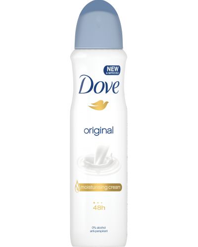 Dove Original Спрей дезодорант, 150 ml - 1