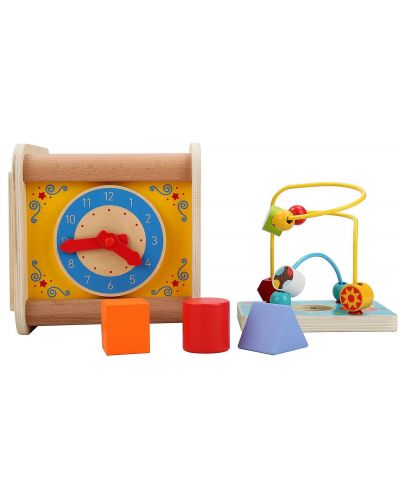 Образователна играчка Lucy&Leo - Дидактически куб, цирк - 4