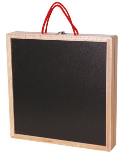 Образователен комплект Lelin - Дървени магнитни форми и цветове, в куфар - 2