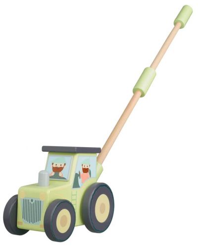 Дървена буталка Orange Tree Toys - Трактор - 1