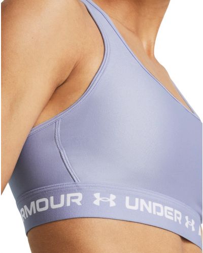 Дамско спортно бюстие Under Armour - Mid Crossback , лилаво - 3