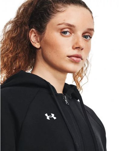 Дамски суитшърт Under Armour - UA Rival Fleece FZ,  черен - 4