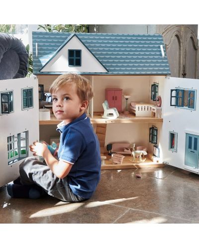 Дървена къща за кукли Tender Leaf Toys - Dovetail House - 5