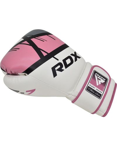 Дамски боксови ръкавици RDX - BGR-F7 , бели/розови - 4