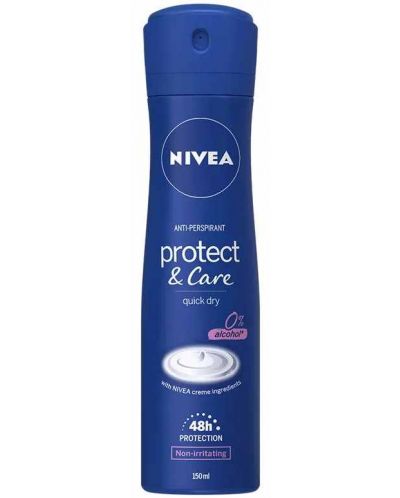 Nivea Спрей дезодорант Protect & Care, 150 ml - 1