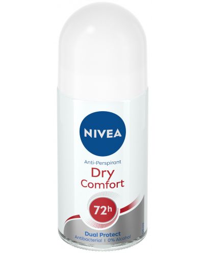Nivea Рол-он против изпотяване Dry Comfort, 50 ml - 1