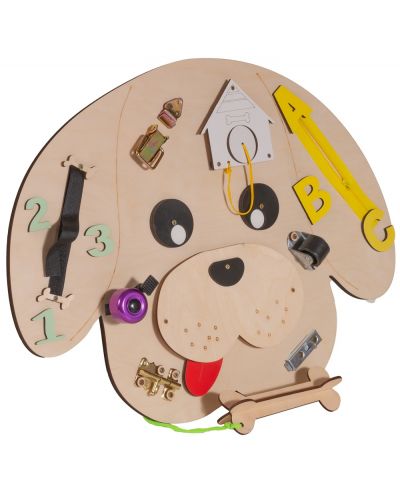 Дървена Монтесори дъска Moni Toys - Куче - 3