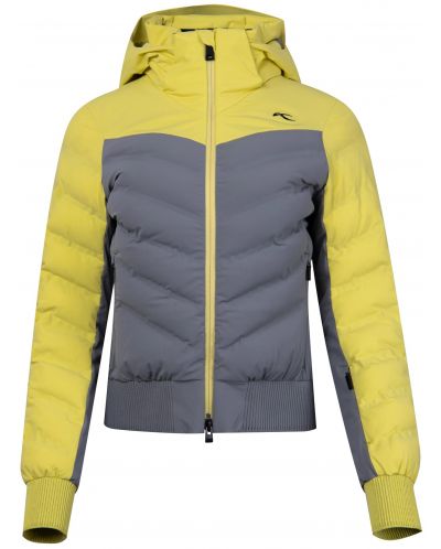 Дамско яке за ски Kjus - Balance , жълто/сиво - 1