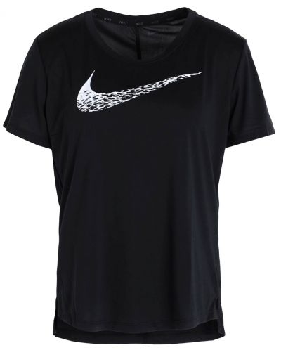 Дамска тениска Nike - Swoosh, черна - 1