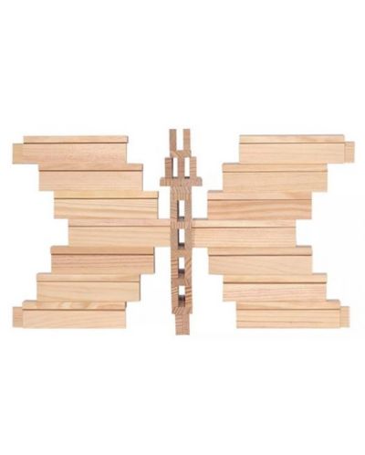 Дървен конструктор Kapla - 100 части - 2