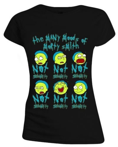 Тениска Rick and Morty - Many Moods of Morty - 1