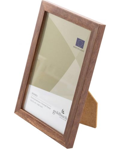 Дървена рамка за снимки Goldbuch Skandi - Кафява, 10 x 15 cm - 2