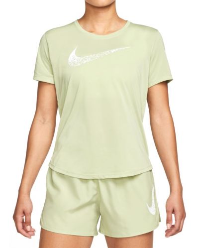 Дамска тениска Nike - Swoosh, зелена - 3