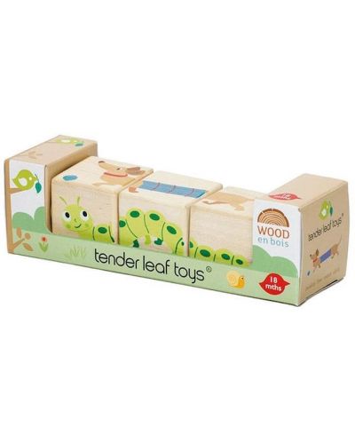 Дървена играчка Tender Leaf Toys - Въртящи се кубчета - 4