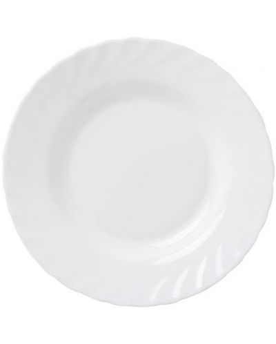 Дълбока чиния Luminarc - Trianon, 22.5 cm, аркопал, бяла - 1