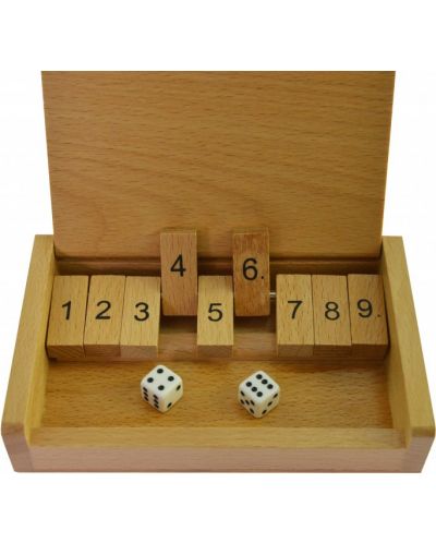 Дървена игра за смятане Goki - Затвори кутията - 1