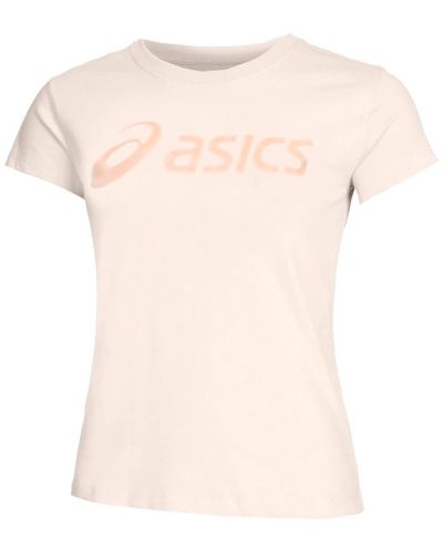 Дамска тениска Asics - Big Logo Tee, розова - 1