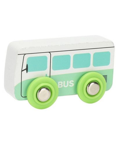 Дървена играчка Smart Baby - Автобус - 1