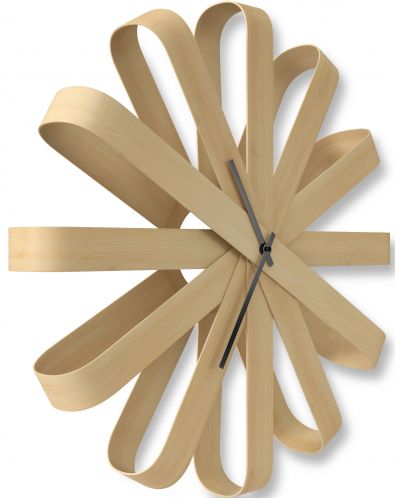 Дървен часовник за стена Umbra - Ribbonwood - 2
