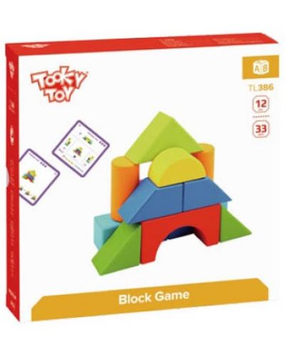 Дървени кубчета Tooky Toy - 2