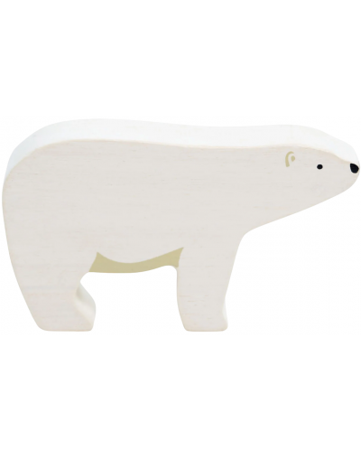 Дървена фигурка Tender Leaf Toys - Полярна мечка - 1