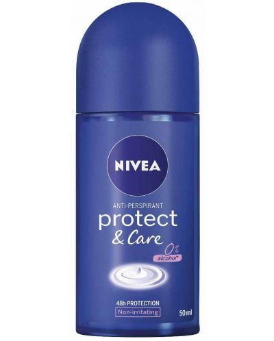 Nivea Рол-он против изпотяване Protect & Care, 50 ml - 1