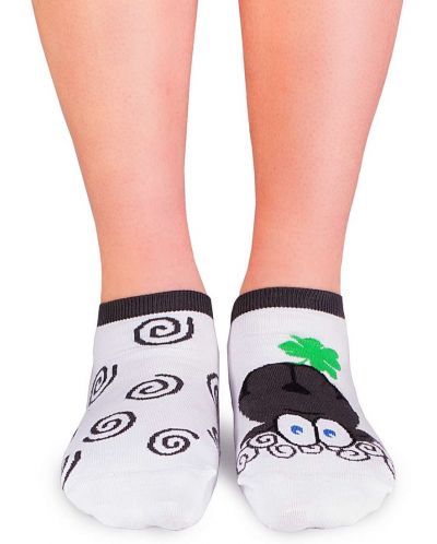 Дамски чорапи Pirin Hill - Farm Sheep Sneaker, размер 35-38, бели - 2