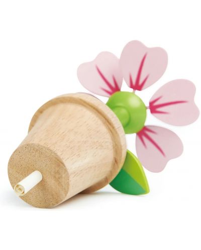 Дървен игрален комплект Tender Leaf Toys - Цвете в саксия - 3