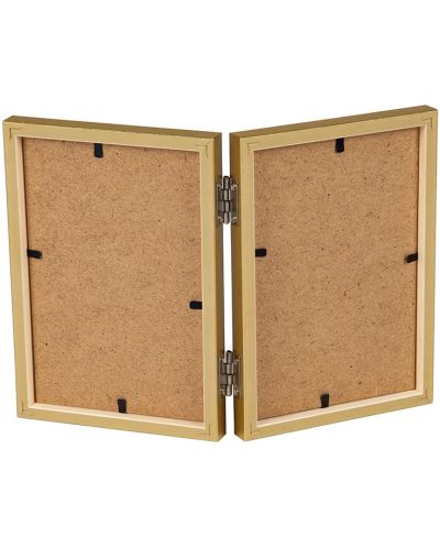 Дървена рамка за снимки Goldbuch - Златиста, 10 x 15 cm - 2