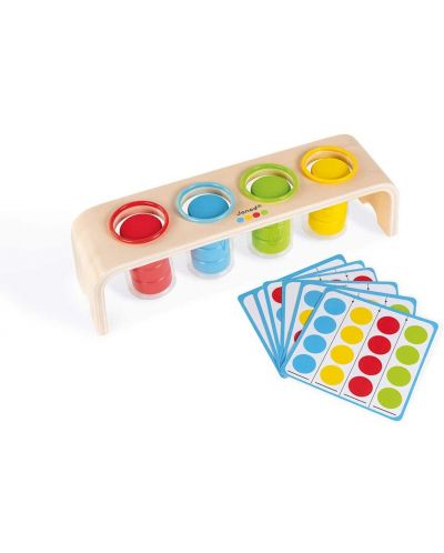 Дървена играчка за сортиране Janod - Опознай цветовете - 2