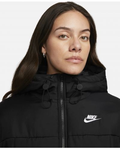 Дамско яке Nike - Sportswear Therma-Fit Loose Classic Puffer, черно - 4