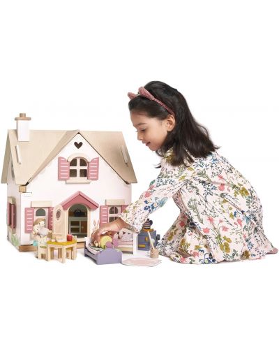 Дървена къща за кукли Tender Leaf Toys - Нашата вила - 4