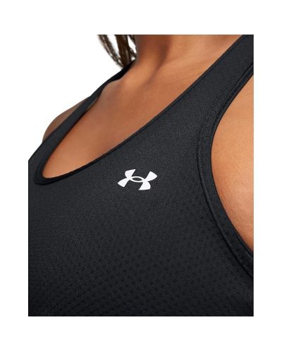 Дамски потник Under Armour - Tech Mesh Racer Tank, черен - 5