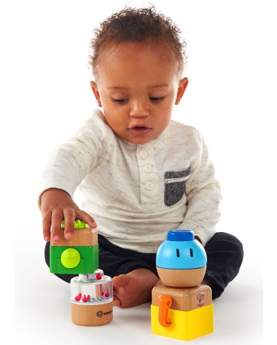 Дървена играчка Baby Einstein - Бебешки сензорен комплект - 4