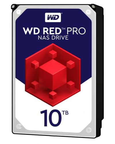 Твърд диск Western Digital - Red PRO, 10TB, 7200 rpm, 3.5'' - 1