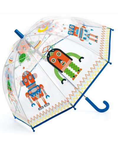 Детски чадър Djeco - Роботи - 1