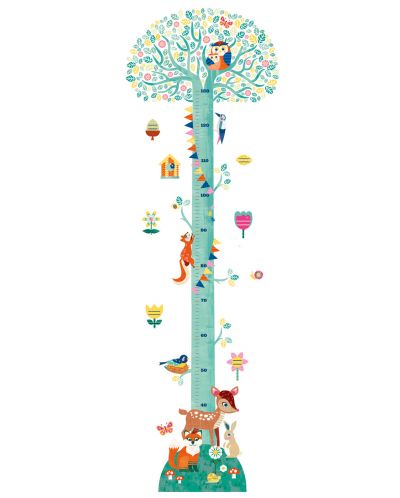 Стикерен метър за детска стая Djeco – Разцъфнало дърво - 1