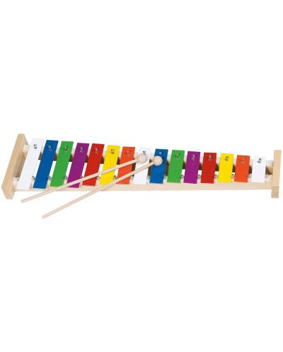 Детски музикален инструмент Goki - Ксилофон, с 15 тона - 1