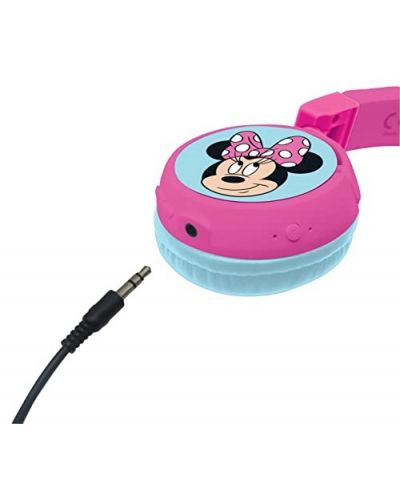 Детски слушалки Lexibook - Minnie HPBT010MN, безжични, розови - 2