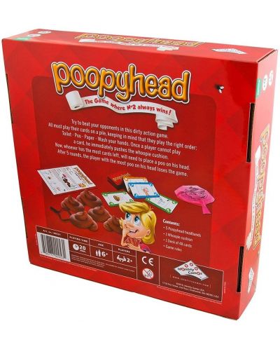 Детска игра Raya Toys - Poopyhead, с карти - 2