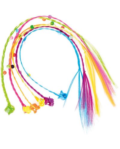 Детски цветни аксесоари за коса TToys - С фиба, 6 броя - 2