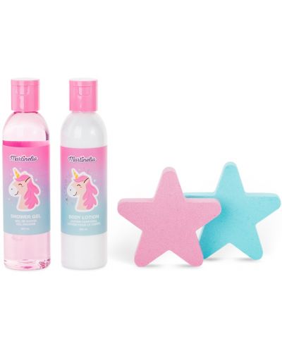 Детски комплект за баня Martinelia - Little Unicorn, 4 части - 2