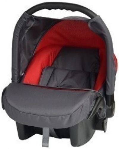 Кошница за кола Baby Merc - Junior Twist, 0-10 kg, графит/червена - 1