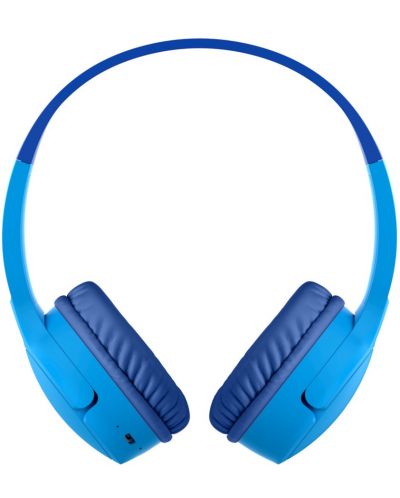 Детски слушалки с микрофон Belkin - SoundForm Mini, безжични, сини - 2