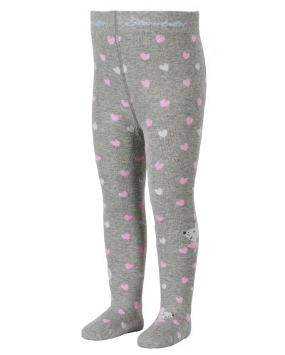 Детски памучен чорапогащник за момичета Sterntaler - 68 cm, 4-6 месеца - 1