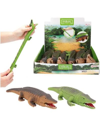 Детска играчка TToys - разтеглив крокодил, асортимент - 2