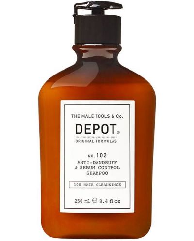 Depot Шампоан против пърхот със себум контрол No. 102, 250 ml - 1