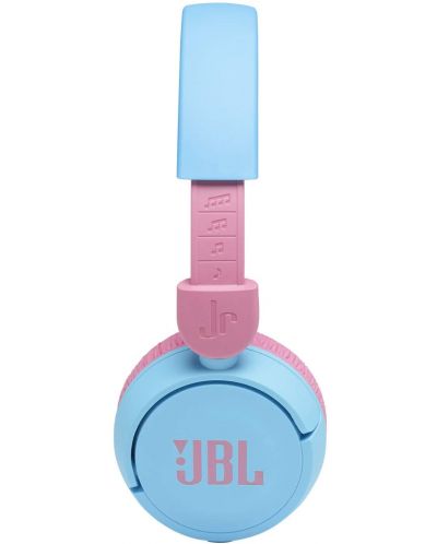 Детски слушалки с микрофон JBL - JR310 BT, безжични, сини - 4